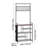Hall Tree, 70.9 in Coat Rack with Shoe Storage, Freestanding 4-Tier Shoe Rack Organizer with Hooks, Side Pocket and Wire Shelf, Steel Frame Entrance Coat Holder for Entryway, Bedroom, Closet