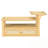 Coffee Table With 1 Storage Shelf And 1 Rattan Drawer-995209041