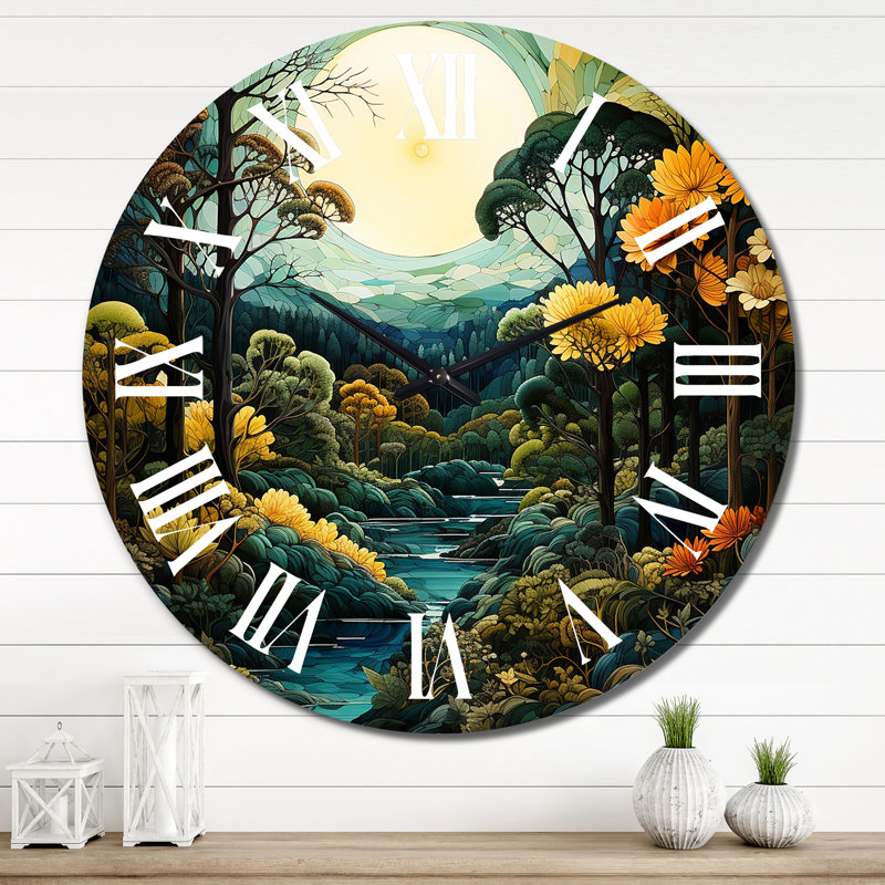 Horloge murale en métal Beena, Très grand