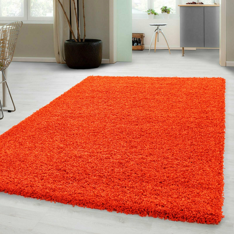 Aanuoluwa Solid Colour Shag 60cm X 220cm Indoor / Outdoor Area Rug