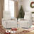 Ensemble de fauteuils inclinables et berçants 2 pièces-106951752