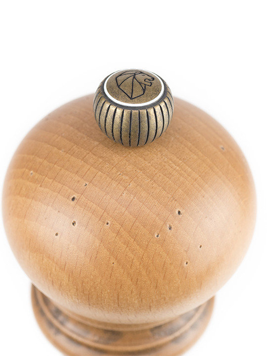 Paris Antique Salt Mill, 8.67" H x 2.25" W x 2.25" D