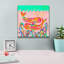 «Pink Whales» par Wyanne, art mural sur toile-481868810