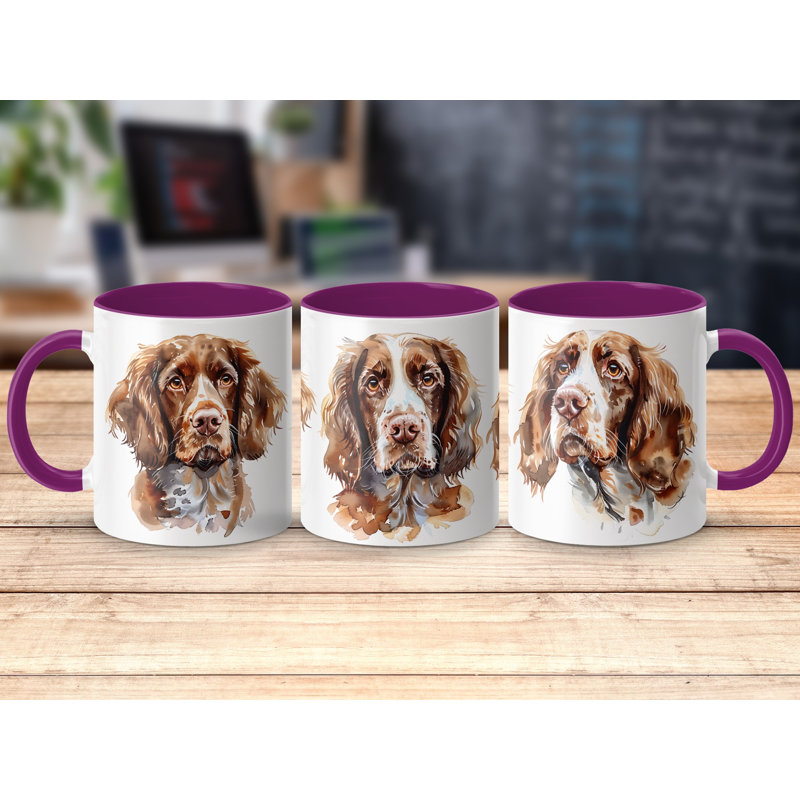 Mug, Purple, 3