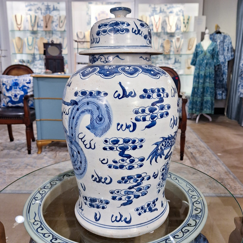Pot en porcelaine gingembre fabriqué à la main