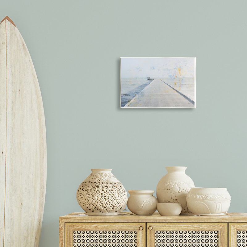  «Pier View Distress Accents», art mural par Deborah Revell, H 10 po x l 15 po