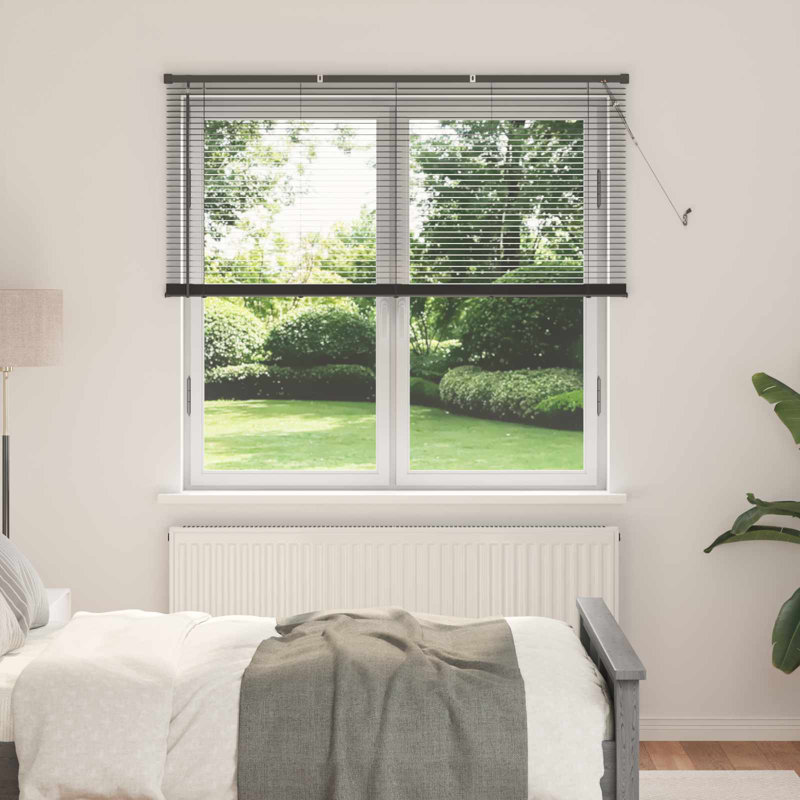 Venetian Blind, 150cm W x 150cm L, Silver Grey