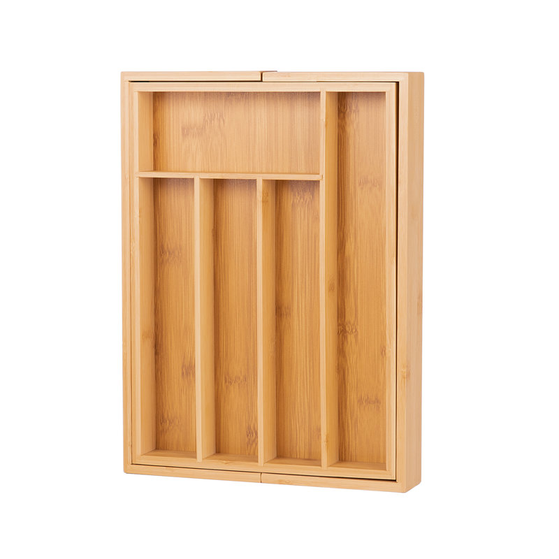 Bamboo Rectangle Cutlery Tray