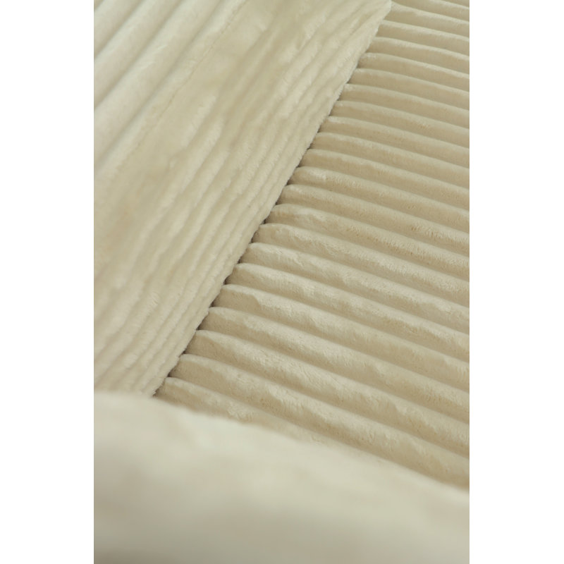 373-001 / Repose-pieds / Beige / Peluche, Beige