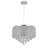 Darwin 9-Light Chrome Shade Chandelier with Crystal Accents