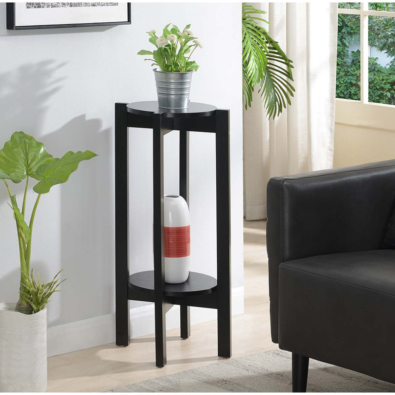 Support pour plante à plusieurs niveaux Saria, Noir, H 31 po x l 14,75 po x P 14,75 po