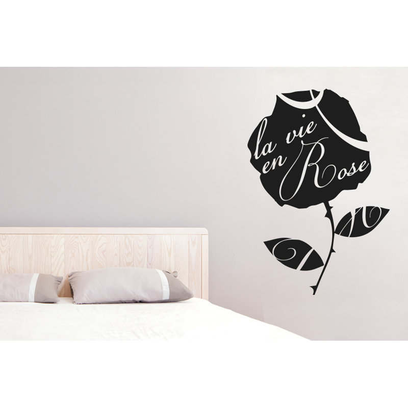 Plants & Flowers Wall Decal, Black, Large
