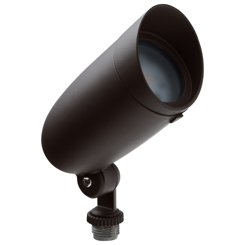 Nuvo 60-Degree Bronze 6W LED Landscape Flood Light, 3000K