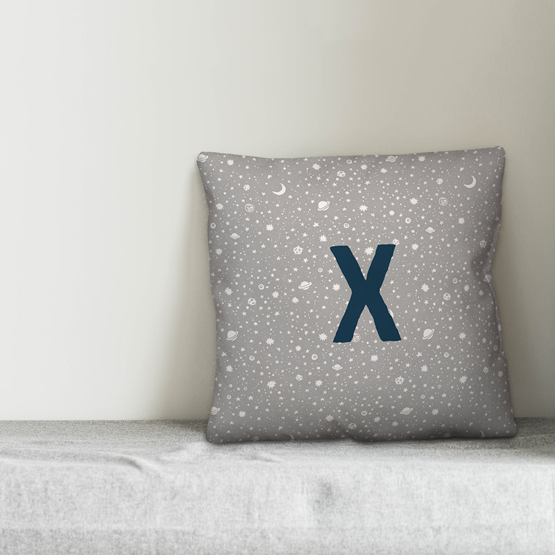 Housse de coussin carré et insert, X