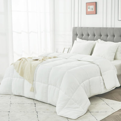 Édredon en duvet synthétique toutes saisons doux et respirant