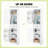72.5"H Freestanding Slim Bathroom Cabinet With Adjustable Shelves, Drawer And Rack