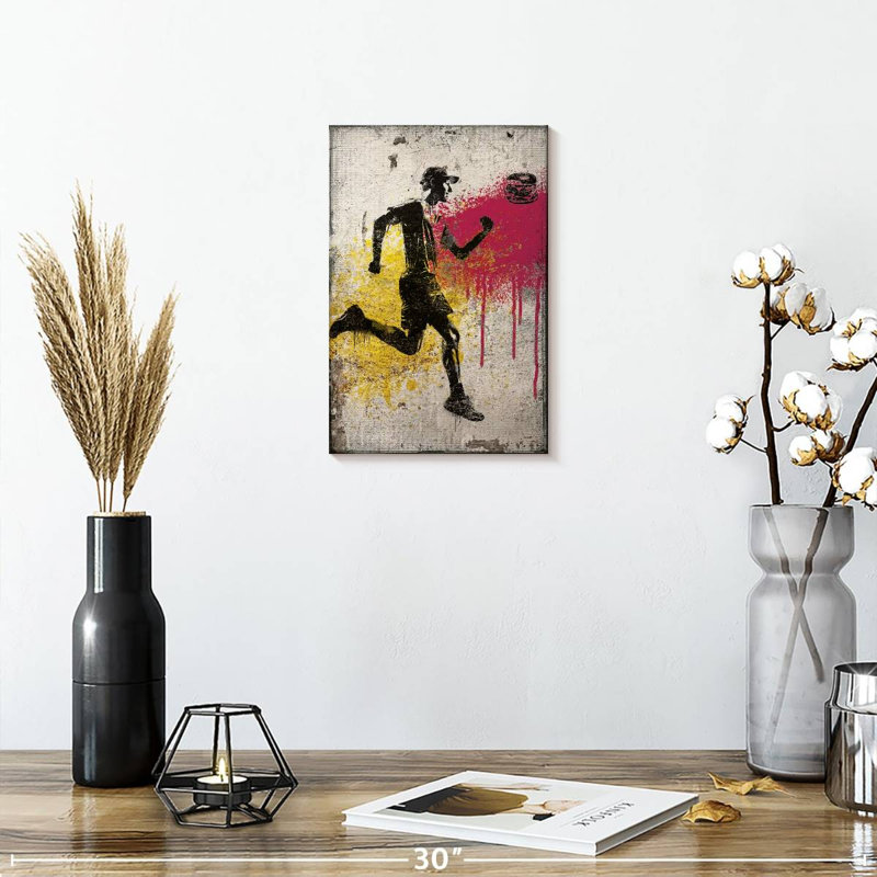 Sireci Runner Chasing Burger, 12" H x 8" W