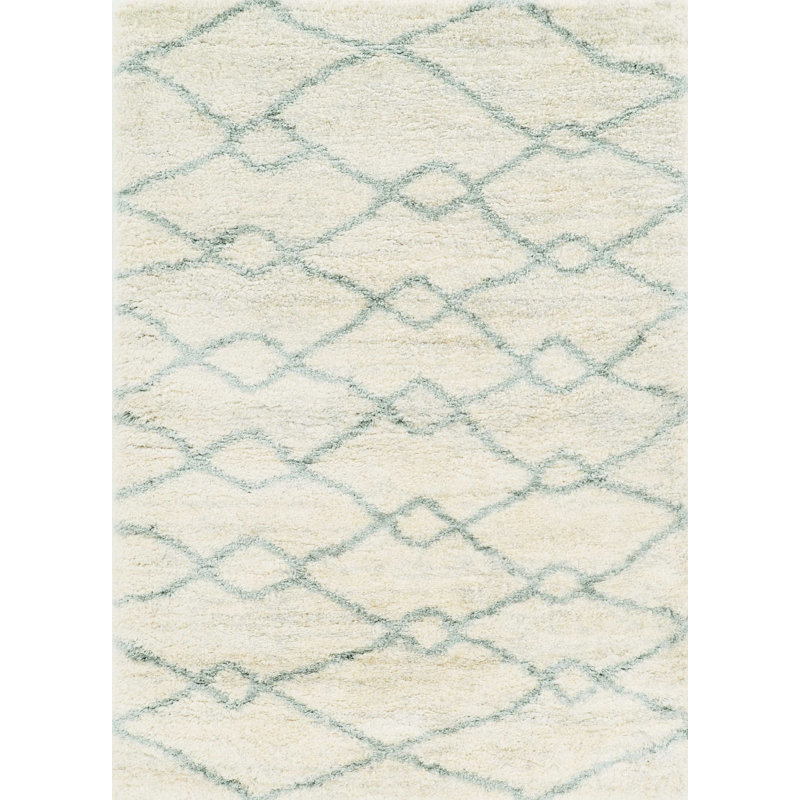 Tapis ivoire / gris Sommerville, Rectangle 5 pi 3 po x 7 pi 7 po