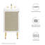 Base de meuble-lavabo simple 17 po. Modway-93811790