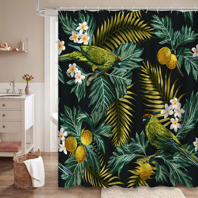 Magnifique rideau de douche avec 12 crochets