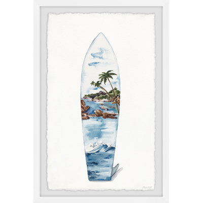 Theresa Surfer Haven Framed Print