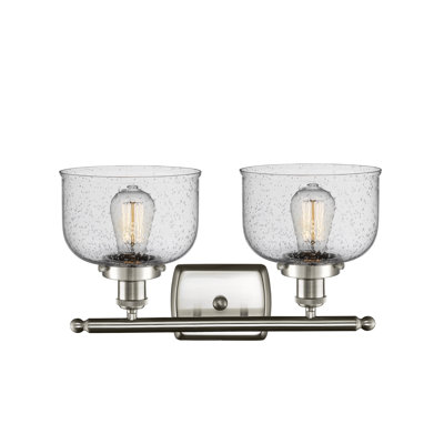 Ballston Urban Bell 8" - 2 Light 18" Bath Vanity Light