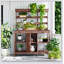 Grande table de rempotage en bois pour l'extérieur 66 ", poste de travail de jardin avec 2 tiroirs-721699631