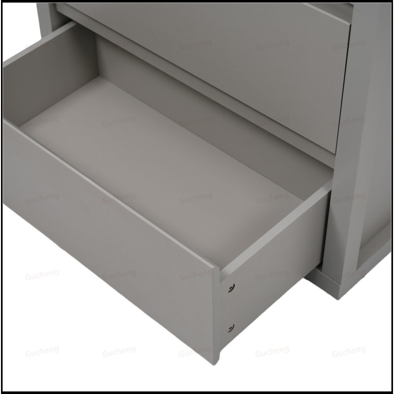 Ensemble de meuble-lavabo double 60 "avec lavabos en céramique 60", Gris