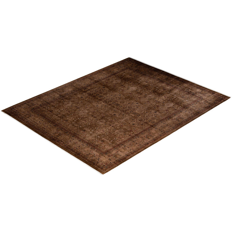 Yemisi One-of-a-Kind 8' 2" X 10' 2" Hand Knotted Area Rug