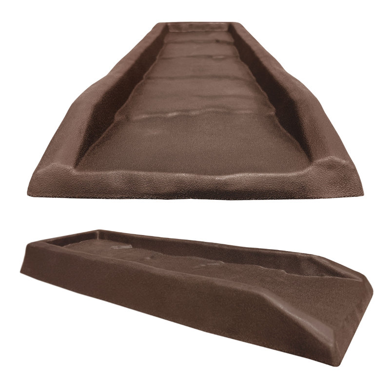 Master Mark Plastics Weather Resistant Plastic Diverter, Chocolate Brown