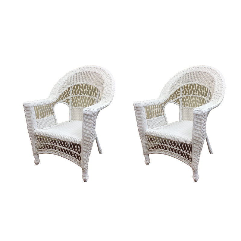 Chaise de patio Camacho, Blanc