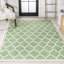 Tapis d'intérieur / extérieur crème / vert Trebol-791335138