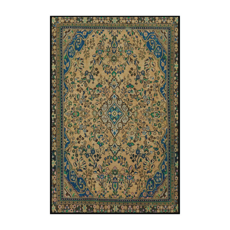Abstract Indoor Rug, Rectangle 5' x 8'