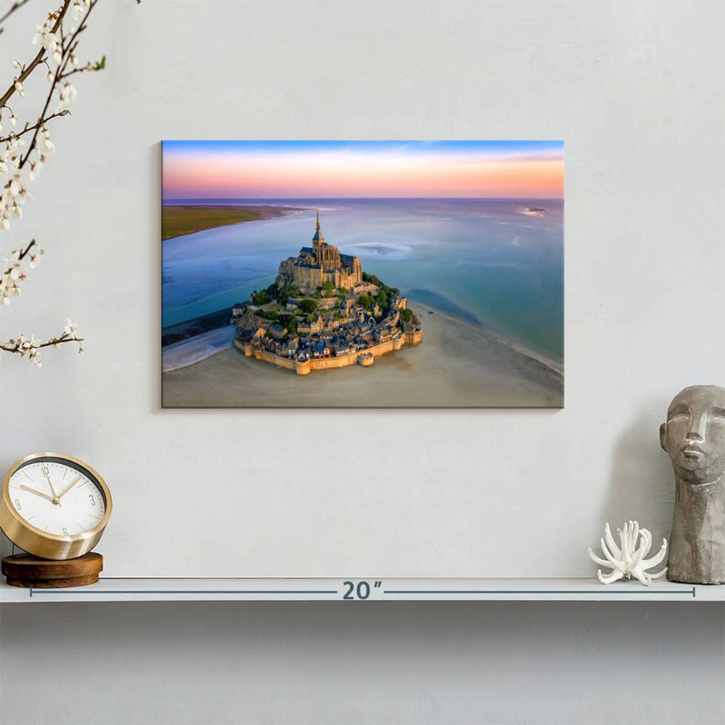 Adella Mont St.-Michel, France, Normandie, H 8 po x l 12 po