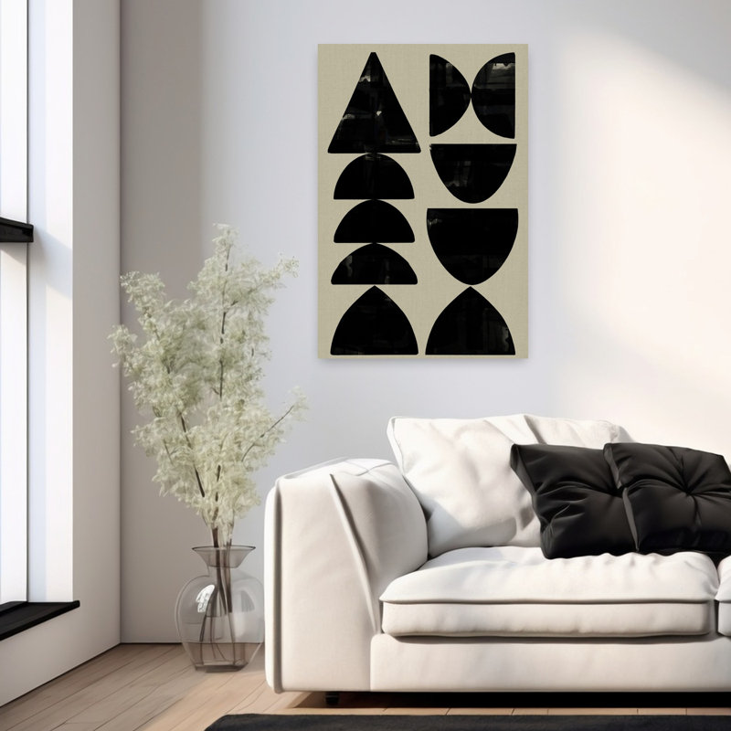 Art contemporain contemporain abstrait, H 36 po x l 24 po