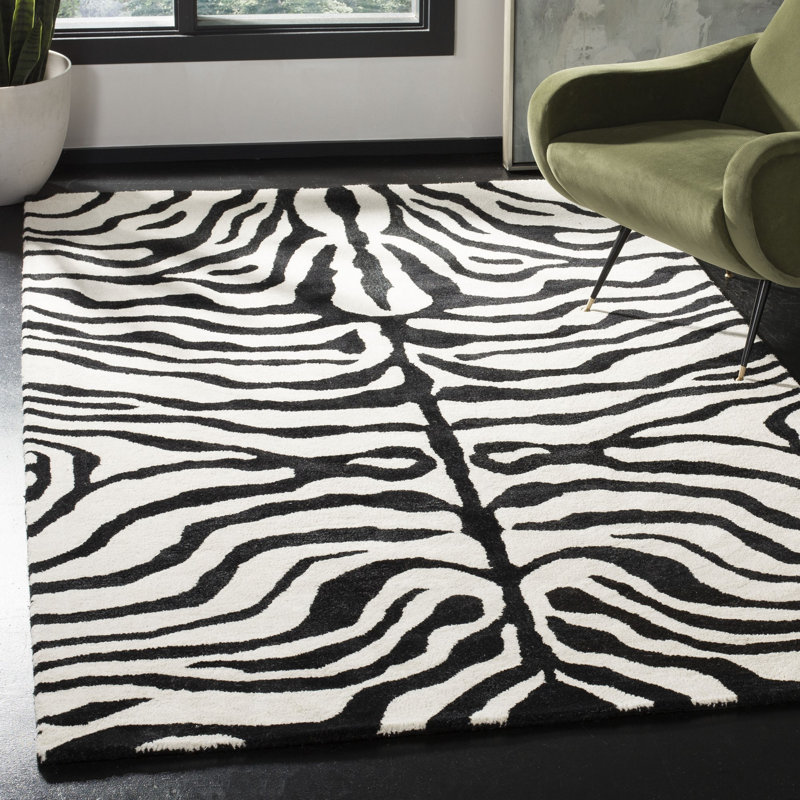 Tapis en laine touffeté à la main Christoper, Rectangle 8 pi 3 po x 11 pi