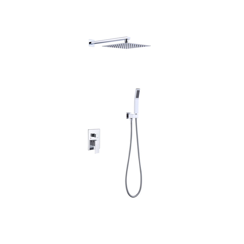 Robinet de douche avec valve brute, Chrome