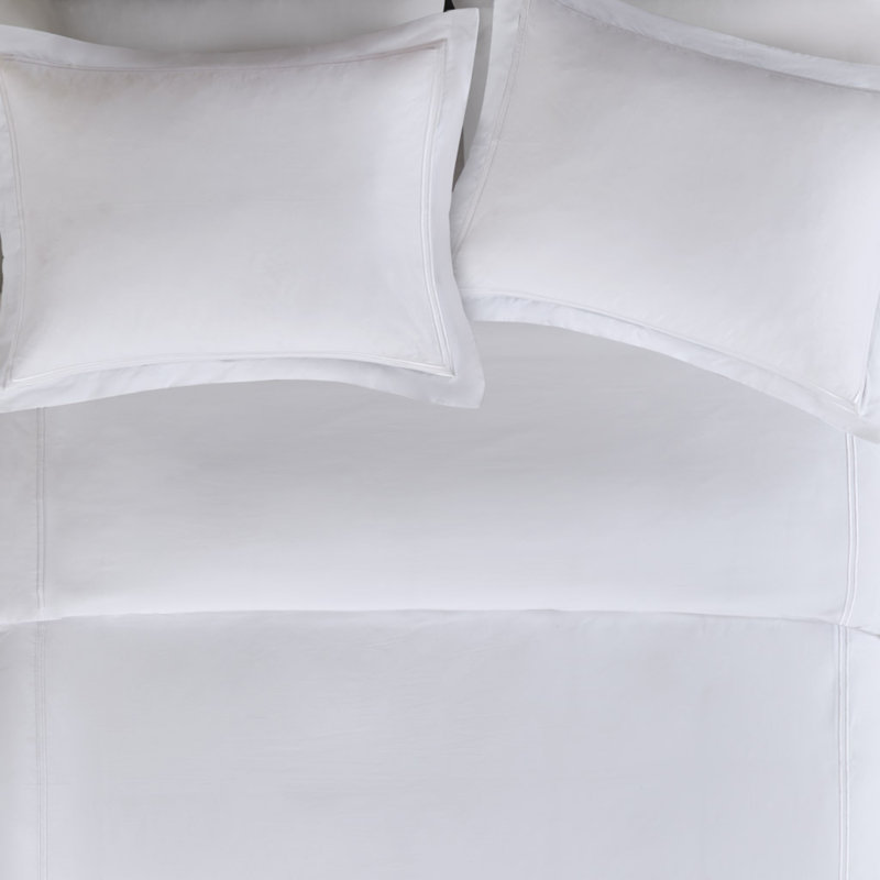 Ensembles de literie de qualité supérieure, style hôtel en satin de coton 500tc pour la maison