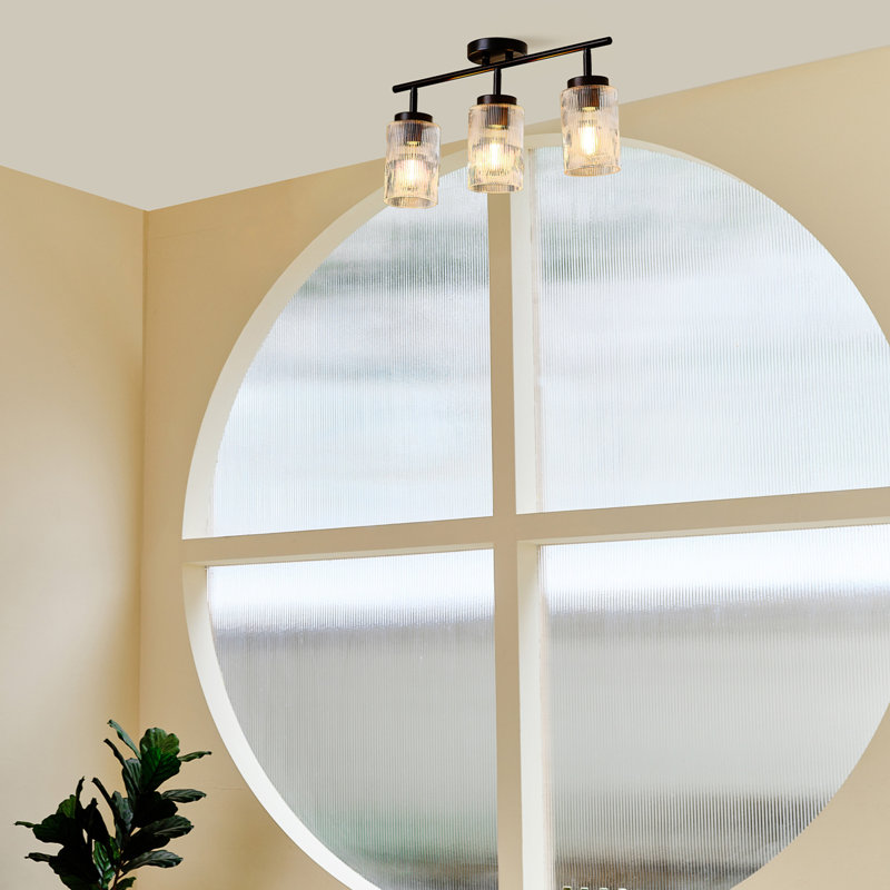 22'' 3 -Light Fixed Track Track Kit with Dimmable and Adjustable Head