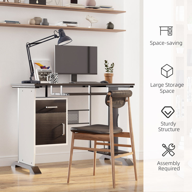 Computer Desk, Dark Brown