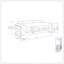 Causeuse en cuir italien Global United-1632492483