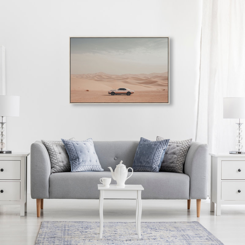 Mechanical Soliloquy Canvas Transportation Print by Oliver Gal, Black Frame, 15 x 10, 37"H x 55"W, Silver Floater Frame