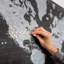 «World Push Pin Travel Destination Map», impression sur toile tendue-1983119240
