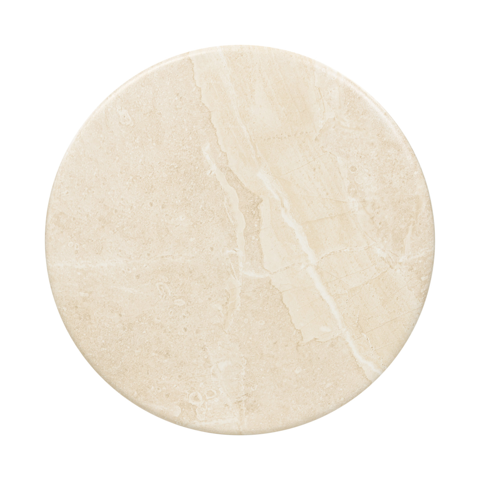 Dalissa 18" End Table, Sandstone White