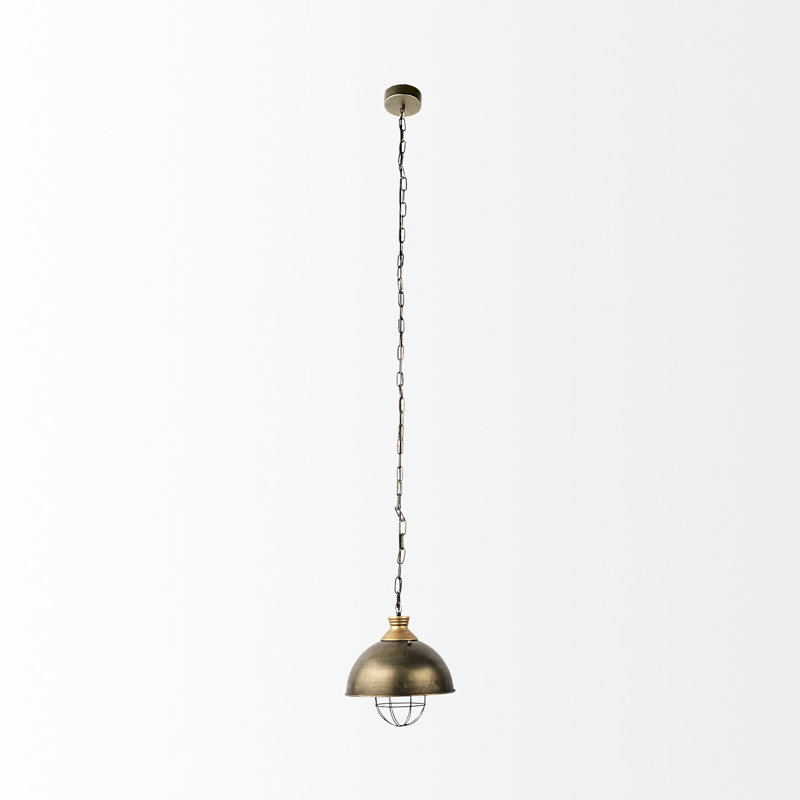 Luminaire suspendu en forme de dôme 1 lumière Hankinson