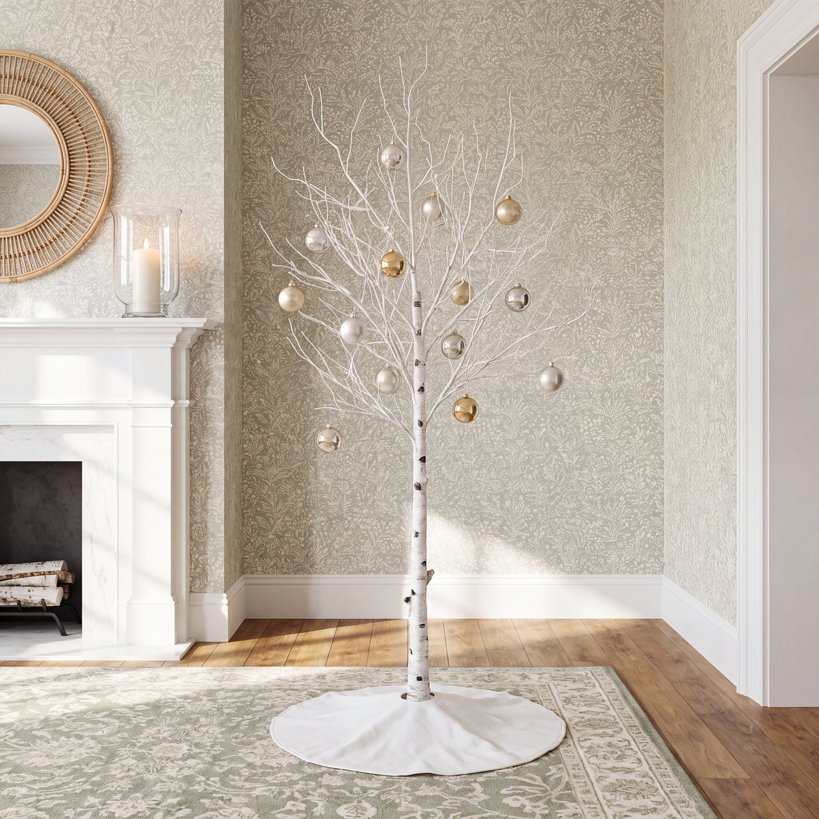 Lighted Trees & Branches, 48" H x 7" W x 7" D