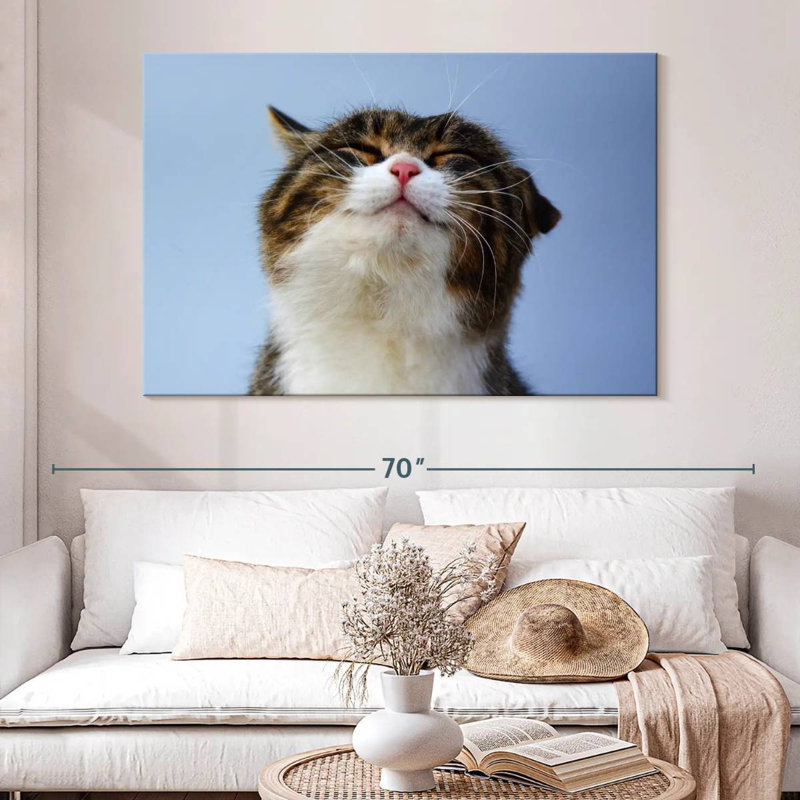 Refreshed Cat, 34" H x 51" W