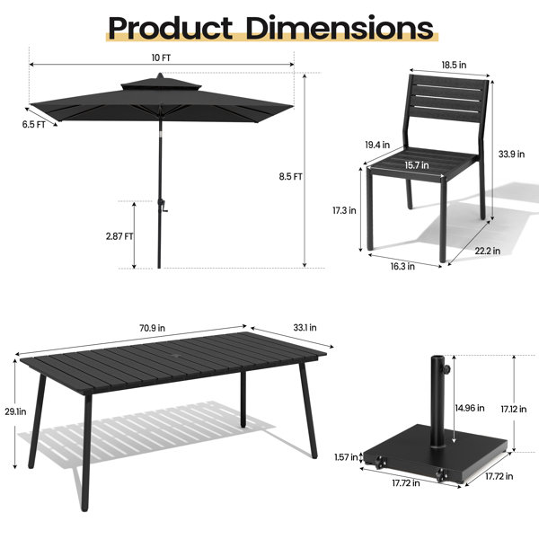 Dimensions du produit