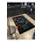 Black Themed Multicolored Flower And Bird Patterned Modern Decorative Carpet-2096302296