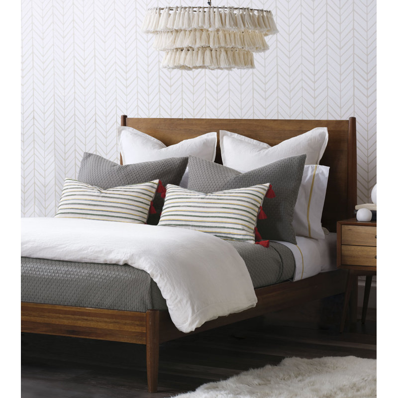 Akela Modern & Contemporary Cotton Coverlet, Dove, Super Queen Coverlet